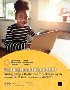 2020 Children’s Healthcare Canada conference preliminary program cover